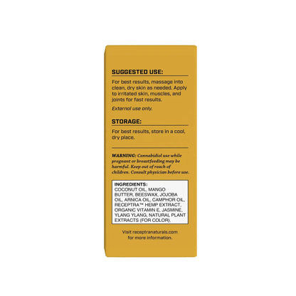 Receptra Serious Relief 640 Topical Stick box information