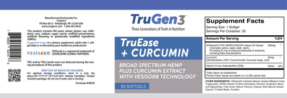 TreGen3 TruEase + Curcumin label